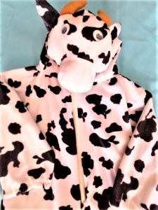 Kids Costumes to Hire - Cow with brown Horns